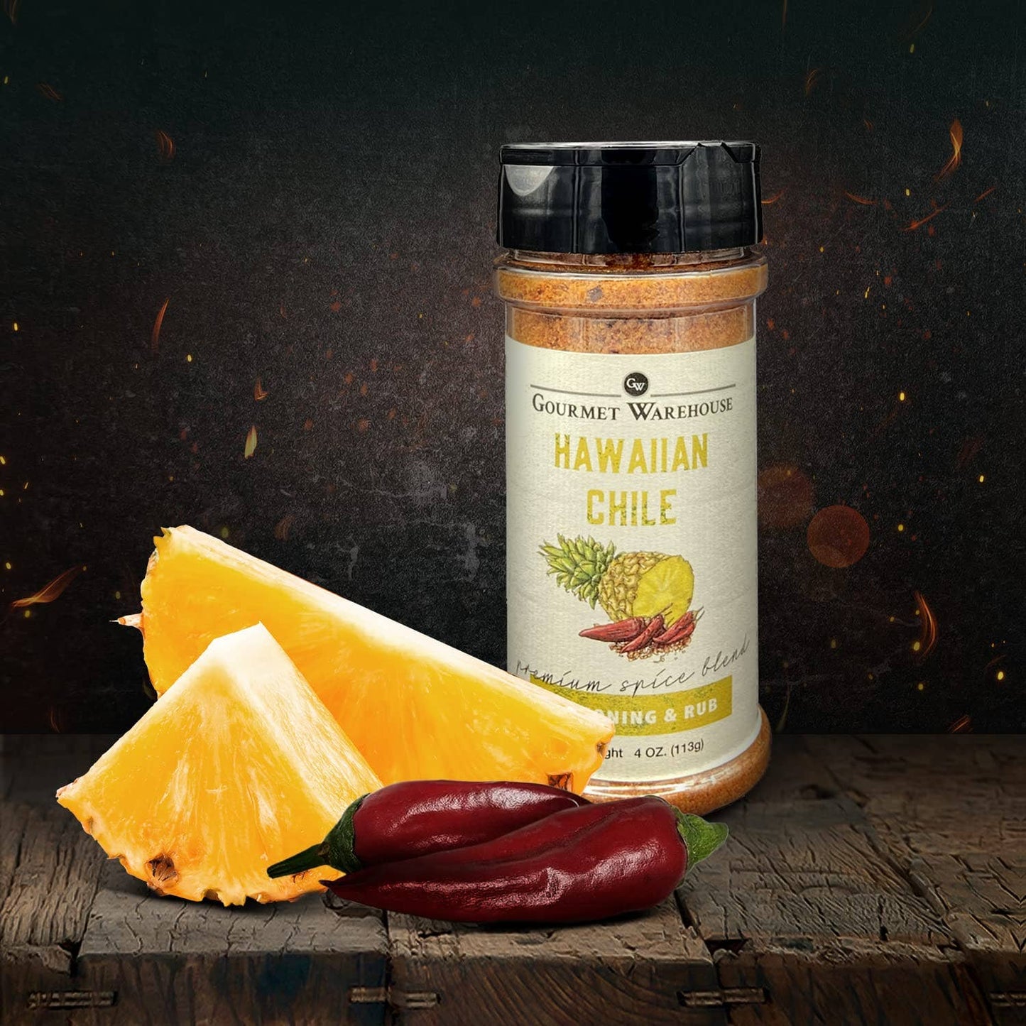 Gourmet Warehouse Hawaiian Chile Seasoning & Rub