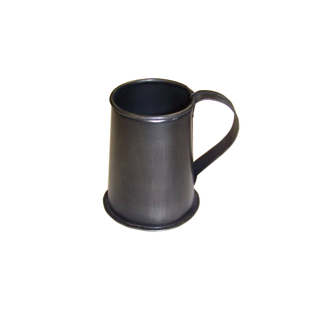 Small Tin Tankard- Antique Vintage Style, 2-3/4"