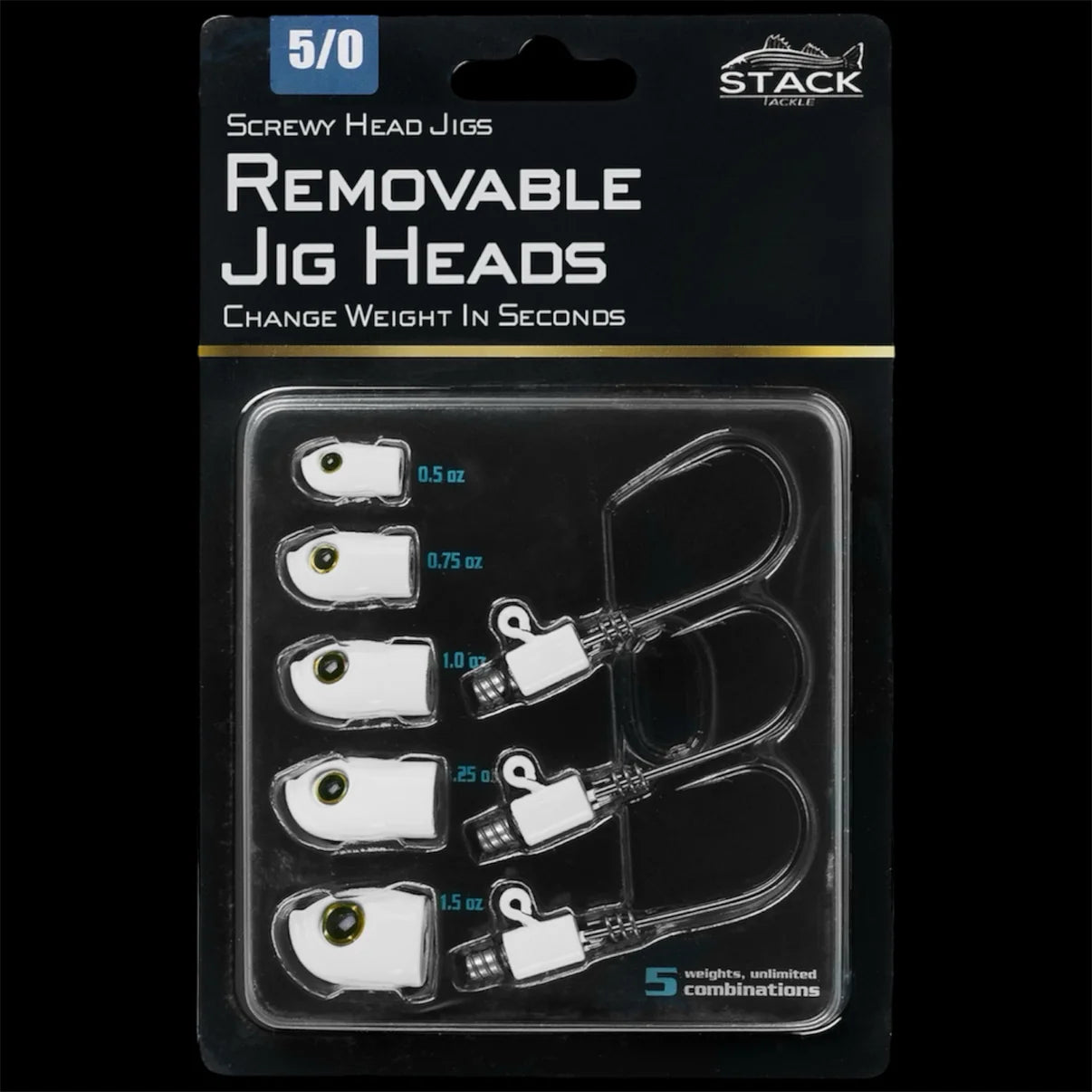 Stack Tackle -Screwy Head Jigs