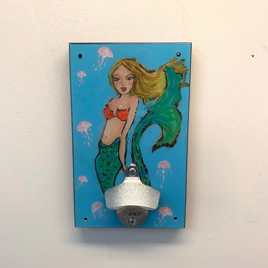 Mermaid Wall Mount Bottle Opener