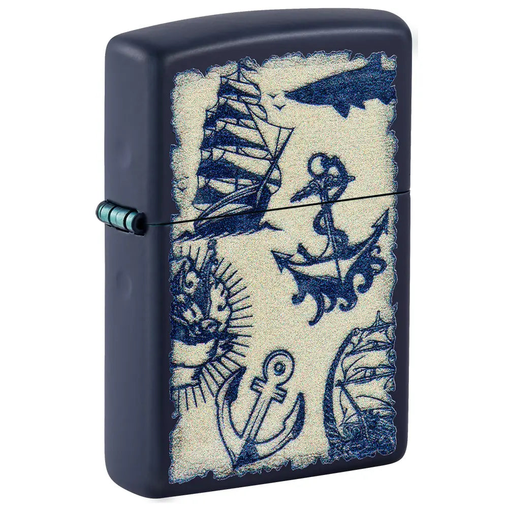 Zippo Lighter Nautical Design