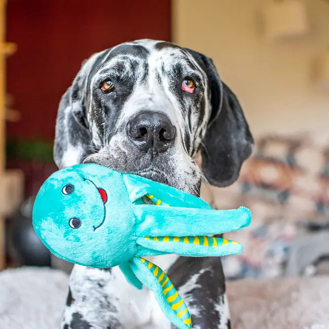 Plush Octopus Dog Toy