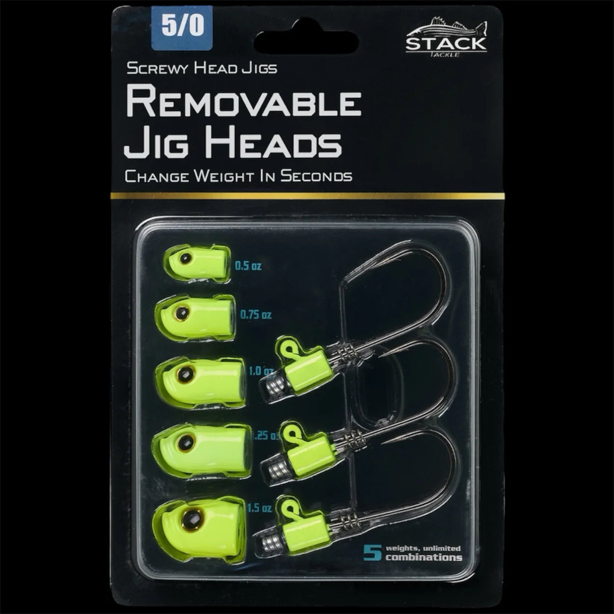 Stack Tackle -Screwy Head Jigs