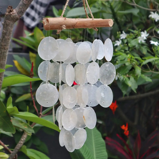Driftwood Wind Chime Pearl Effect