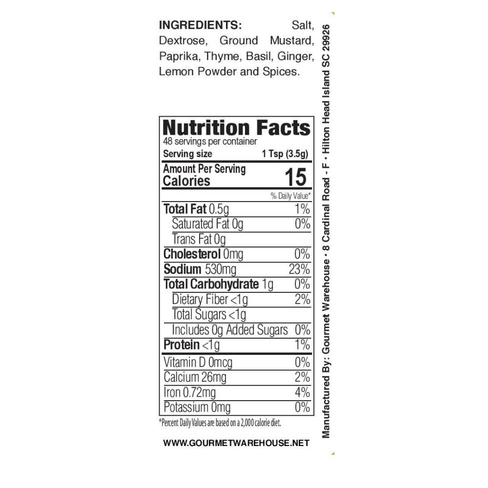 Gourmet Warehouse Seafood Seasoning