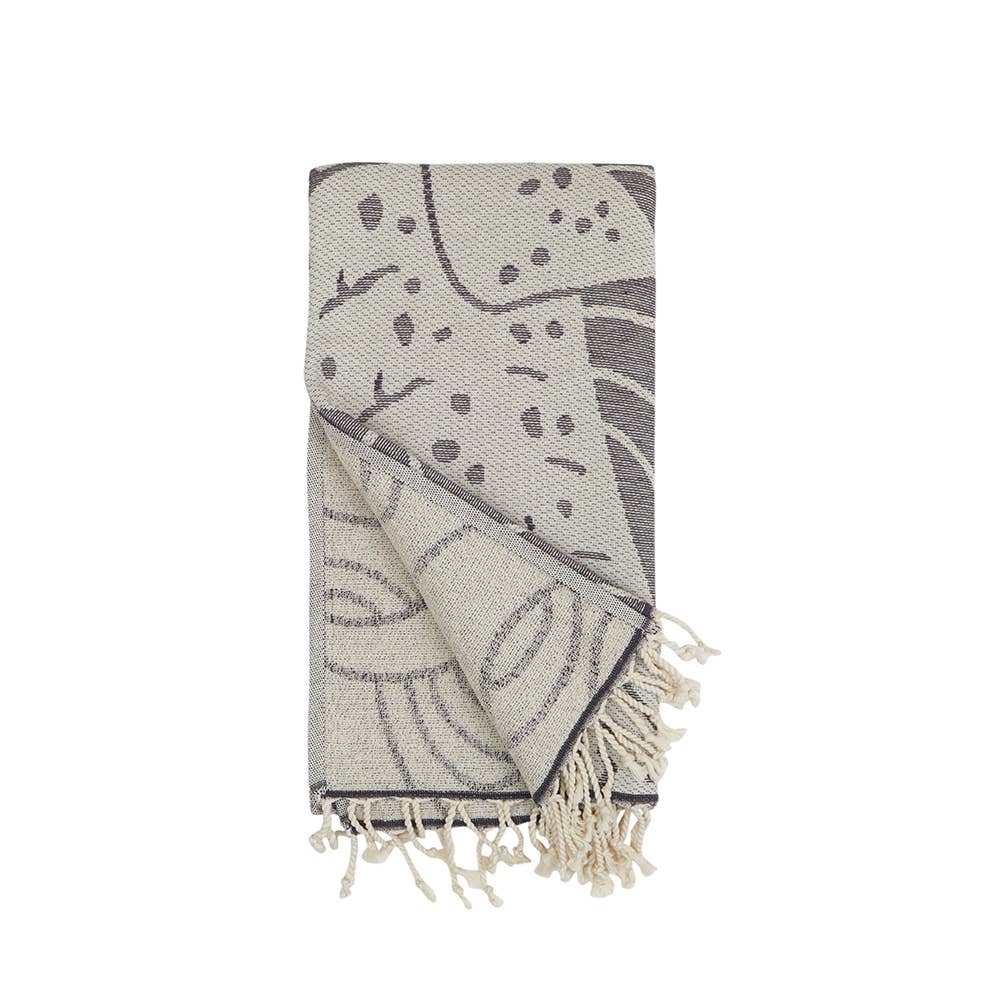 Whale Shark Turkish Towels with Terry-backed 35x70 Sand pool