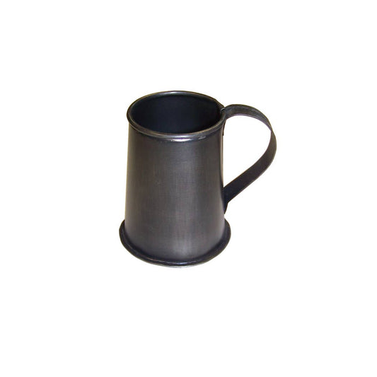 Small Tin Tankard- Antique Vintage Style, 2-3/4"