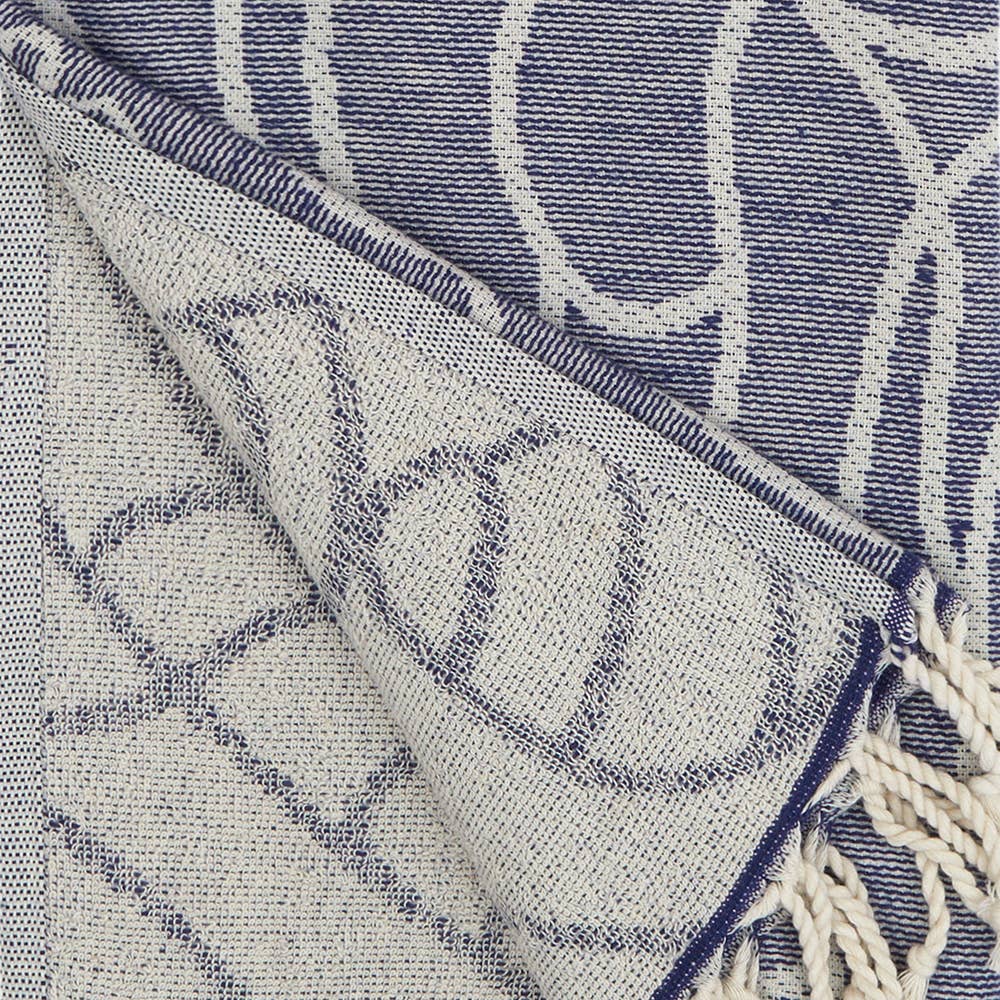 Whale Shark Turkish Towels with Terry-backed 35x70 Sand pool