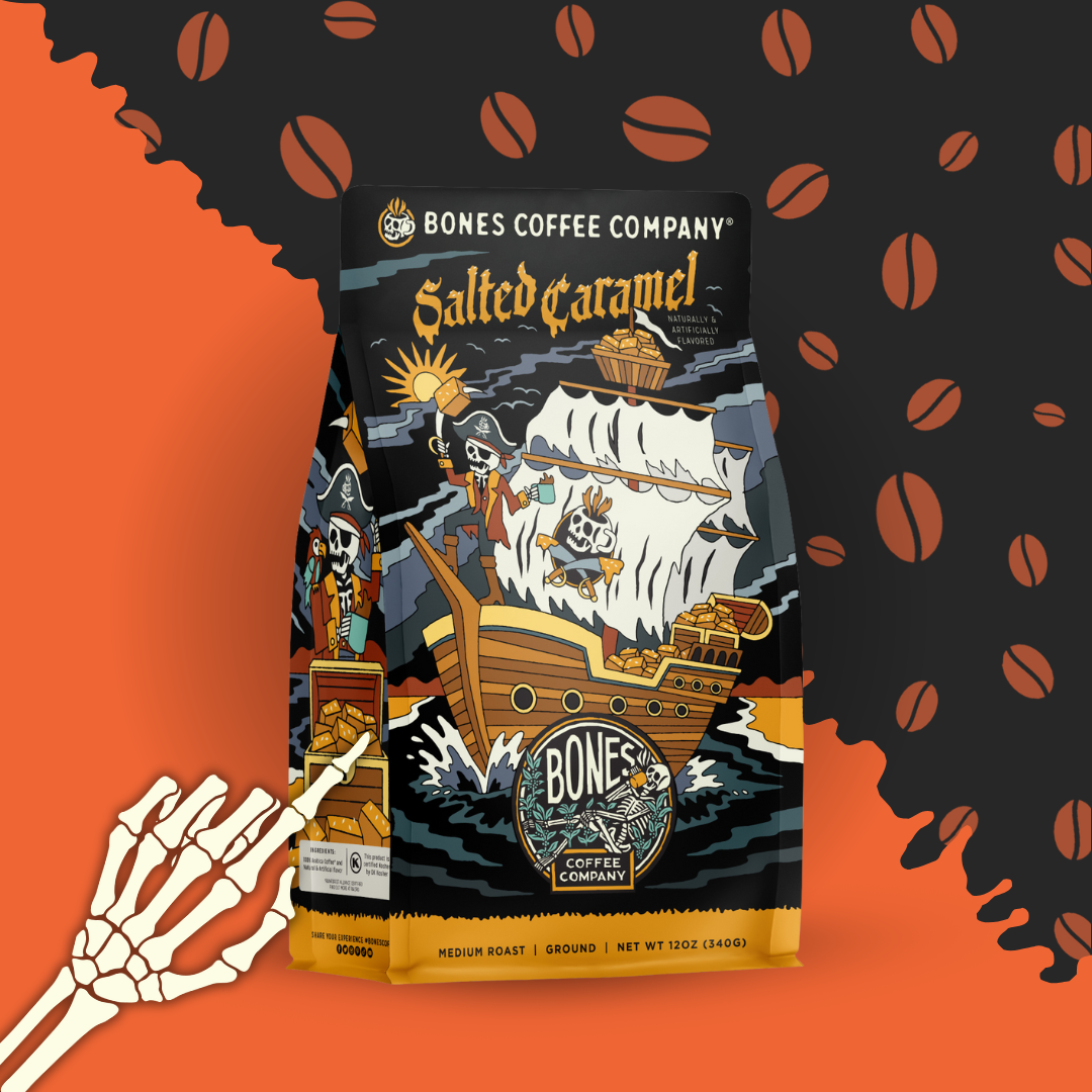 Salted Caramel Flavored Coffee | 12oz | Whole Bean & Ground