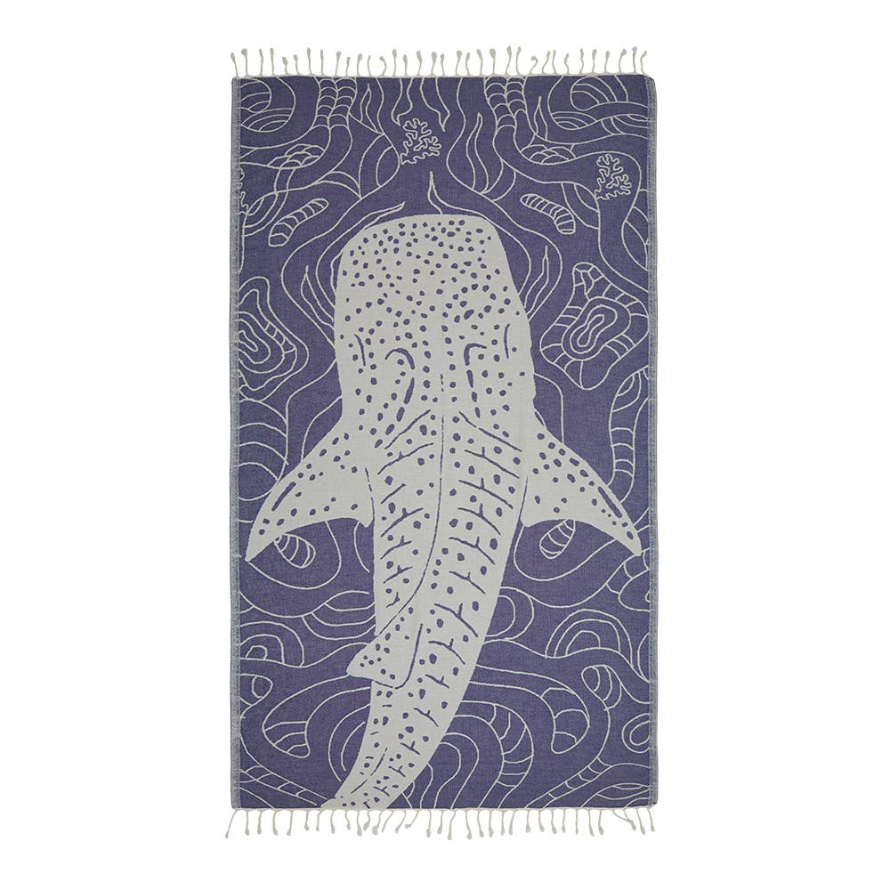 WhaleShark Turkish Beach Towels Quick-dry Oversized Sandfree