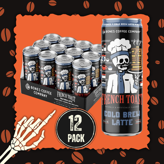 French Toast Cold Brew Latte | 12-Pack | Iced Canned Coffee