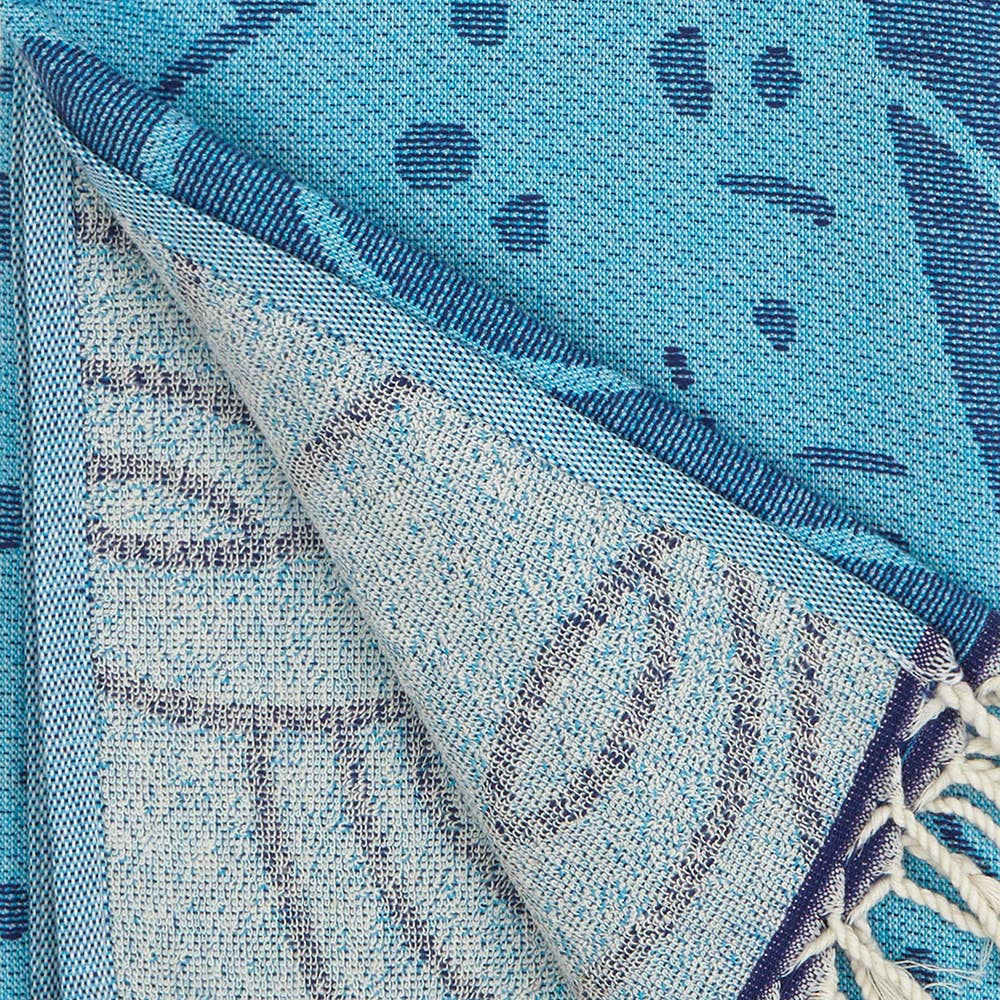Whale Shark Turkish Towels with Terry-backed 35x70 Sand pool