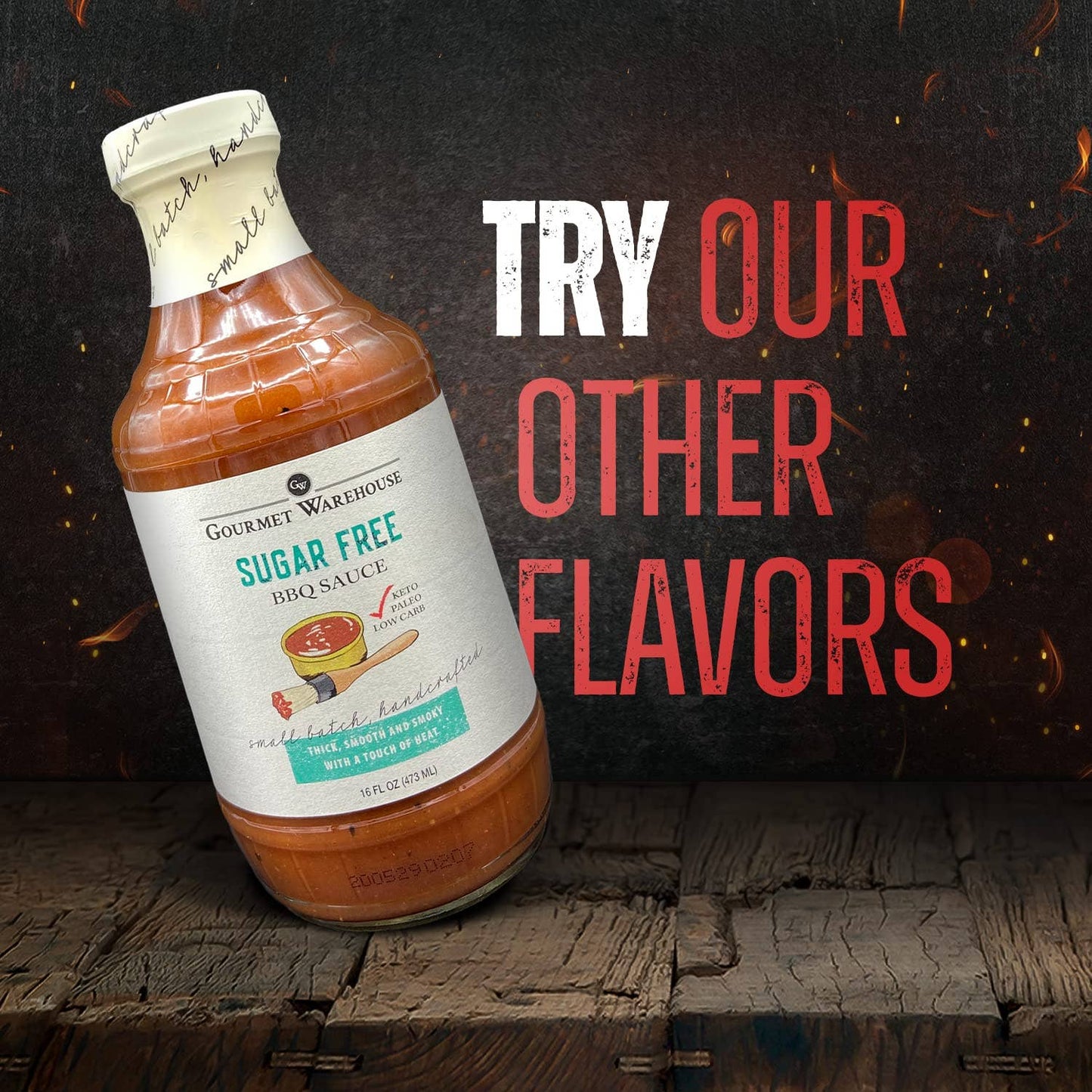 Gourmet Warehouse Smoky Peach BBQ sauce