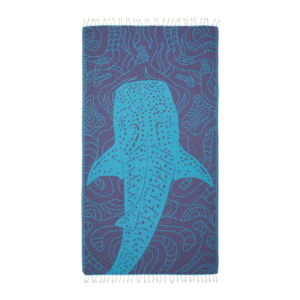 WhaleShark Turkish Beach Towels Quick-dry Oversized Sandfree