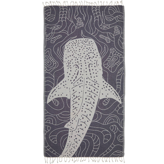 WhaleShark Turkish Beach Towels Quick-dry Oversized Sandfree