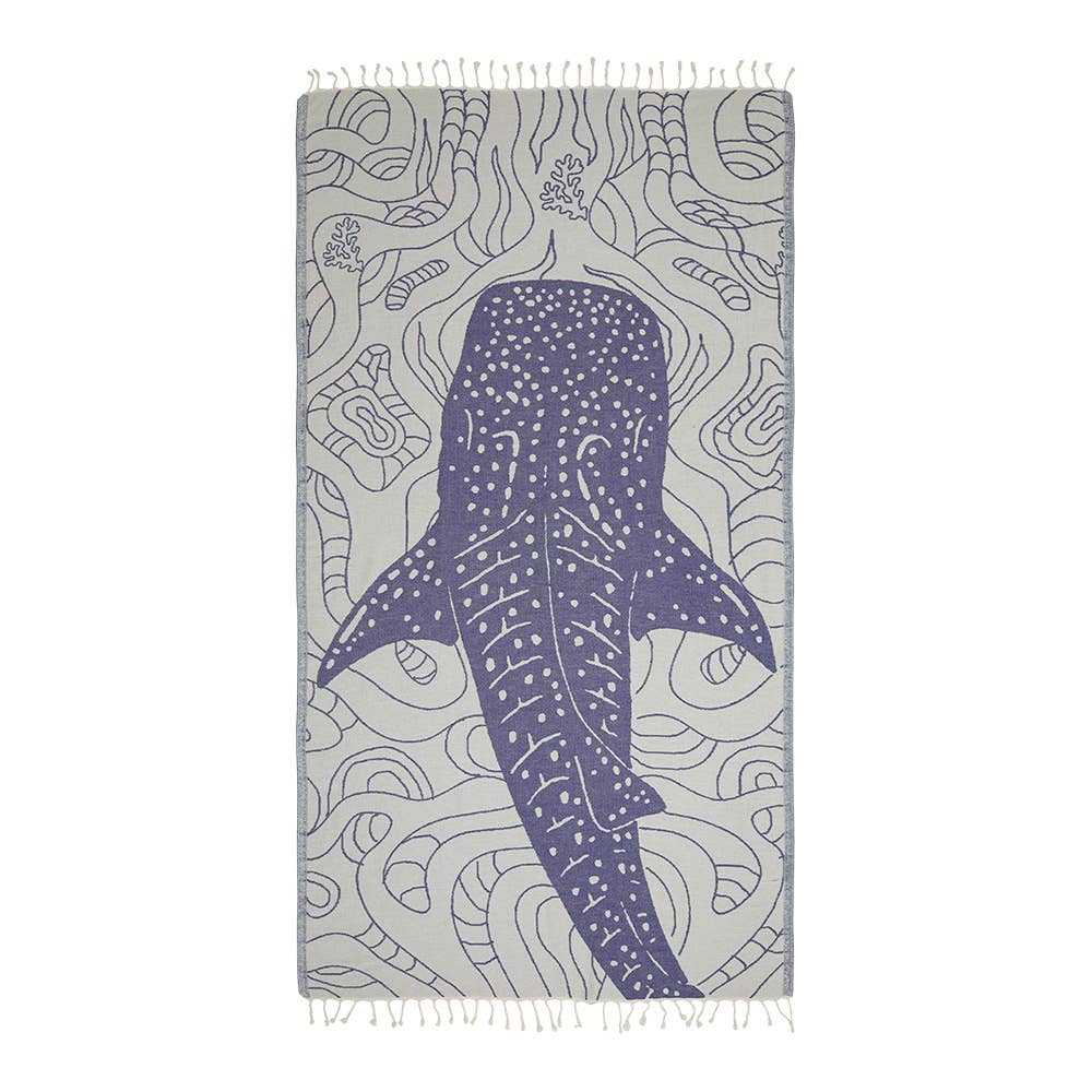 WhaleShark Turkish Beach Towels Quick-dry Oversized Sandfree