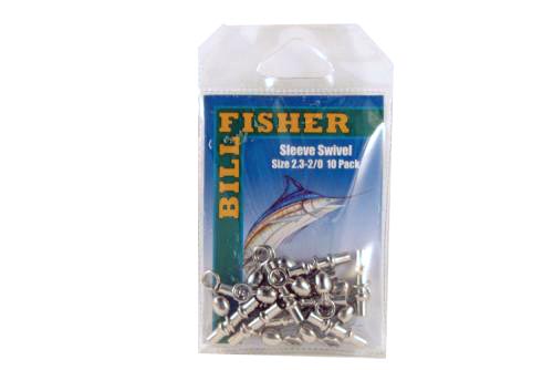 Billfisher Double Sleeve Swivel Sz 3.5-3/0 10pk