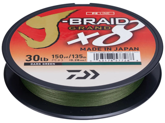 J Braid by Daiwa-40lb 165yd