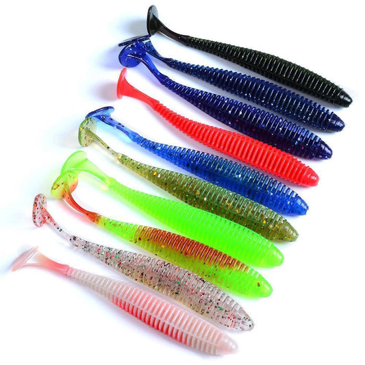5 Inch Rubber Worms- Bulk