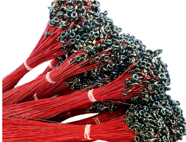 Ringer RED #1 Pre-Twisted Red Coated Copper Wire