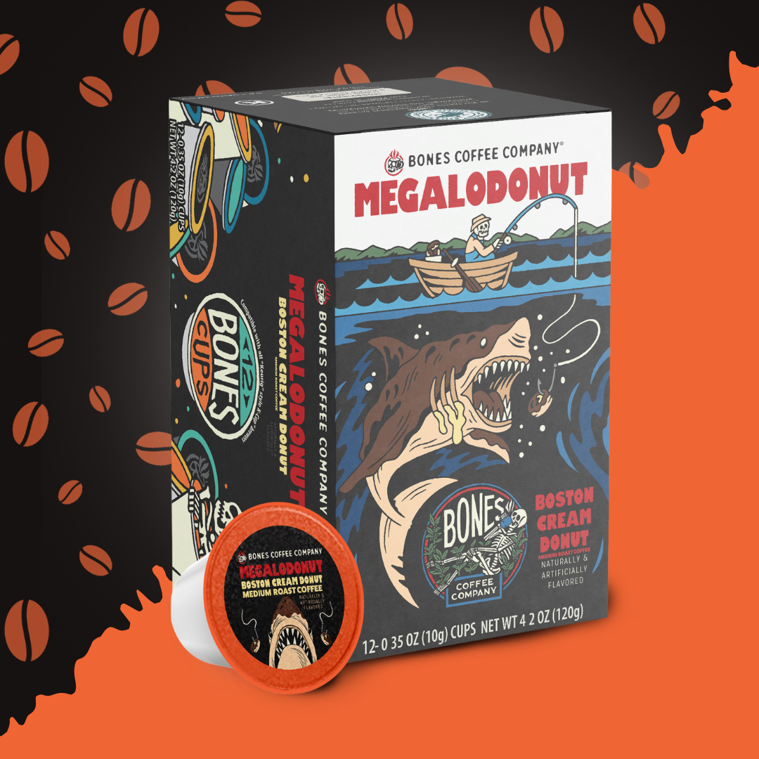 Megalodonut Coffee Pods | 12 Count | Flavored Coffee