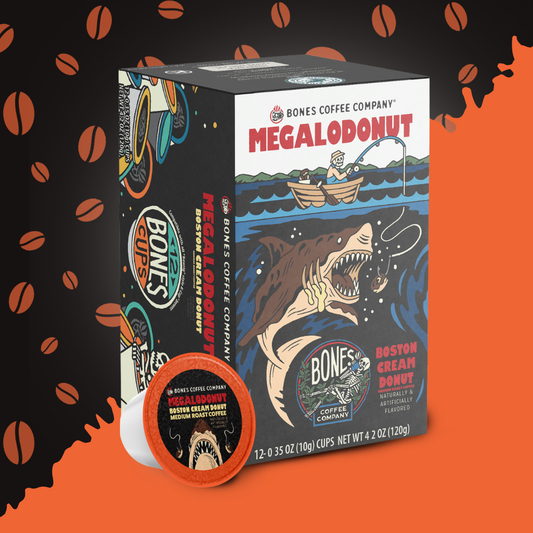 Megalodonut Coffee Pods | 12 Count | Flavored Coffee