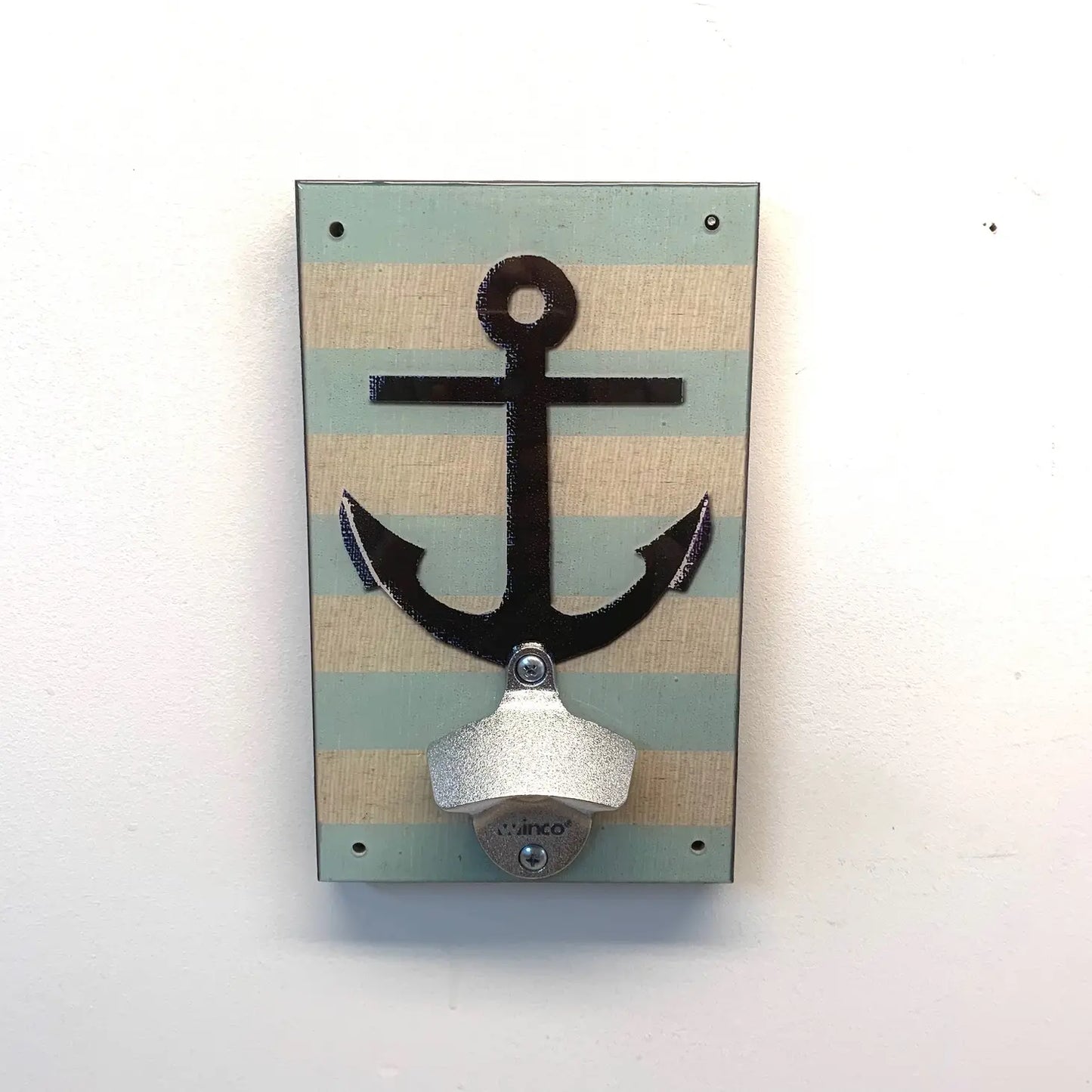 Anchor Stripe Bottle Opener