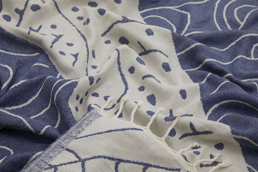 WhaleShark Turkish Beach Towels Quick-dry Oversized Sandfree