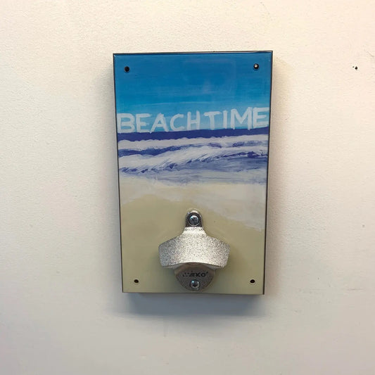 Beach Time Wall Mounted Bottle Opener