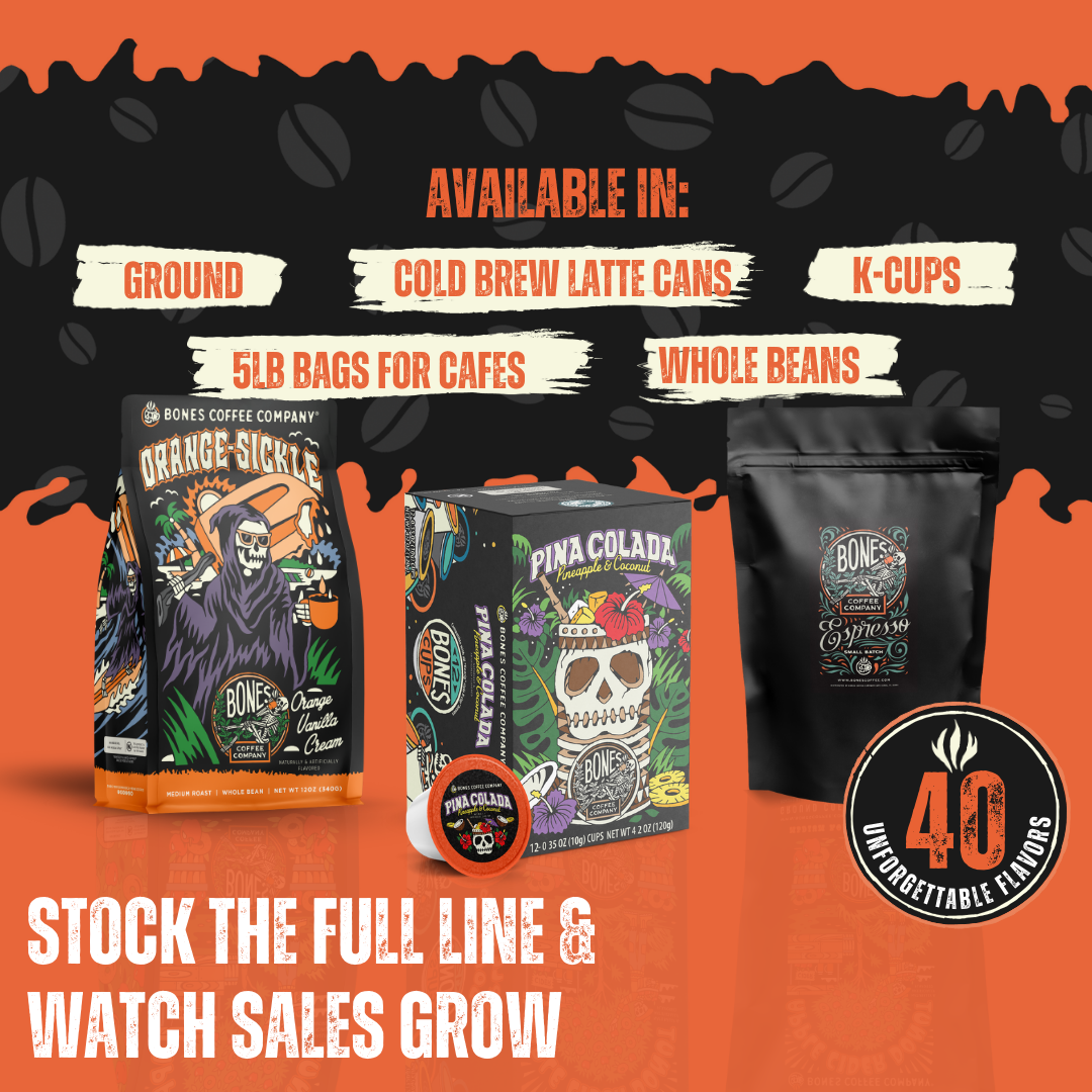 Salted Caramel Flavored Coffee | 12oz | Whole Bean & Ground