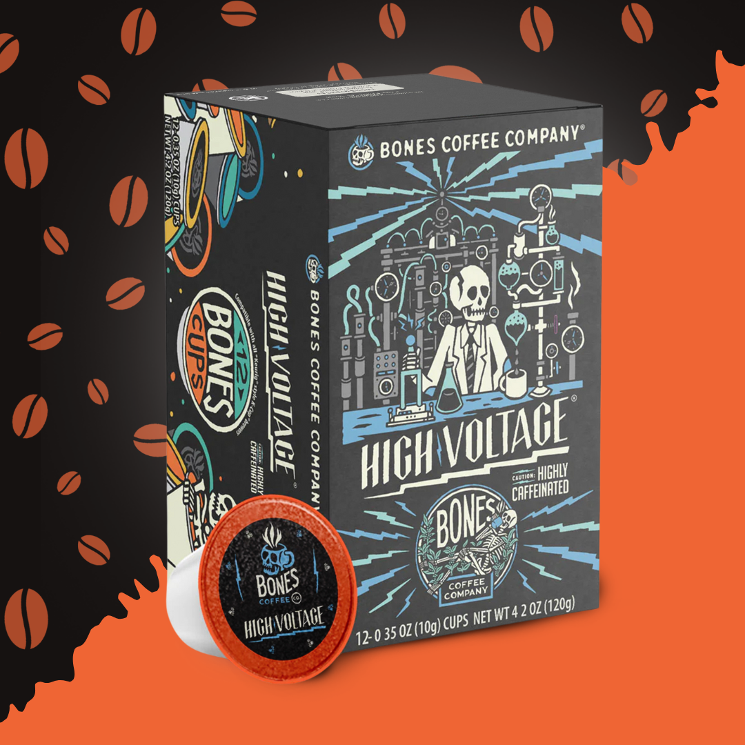 High Voltage Coffee Pods | 12 Count | Flavored Coffee