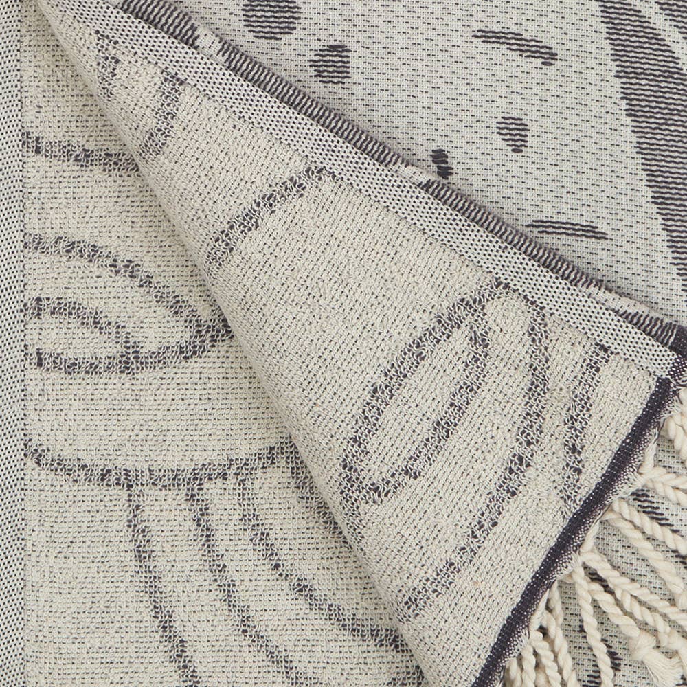 Whale Shark Turkish Towels with Terry-backed 35x70 Sand pool