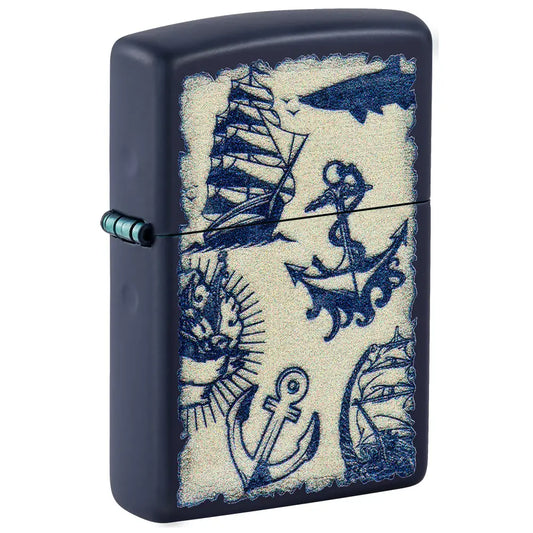 Zippo Lighter Nautical Design